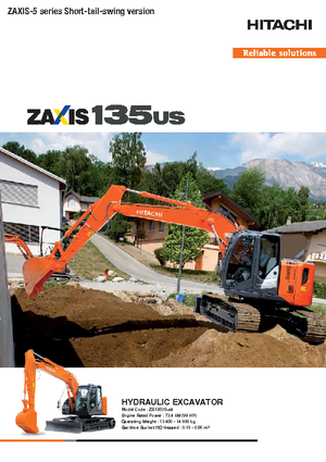 Excavatrice sur chenilles Hitachi ZX 135 US-5