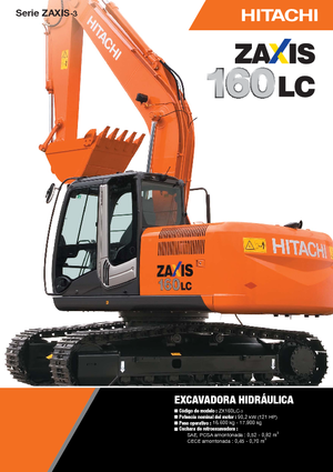 Excavatrice sur chenilles Hitachi ZX 160 LC-3