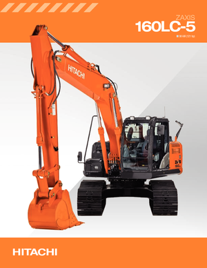 Excavatrice sur chenilles Hitachi ZX 160 LC-5