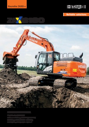 Excavatrice sur chenilles Hitachi ZX160LC-6