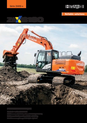 Excavatrice sur chenilles Hitachi ZX160LC-6