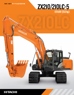 Excavatrice sur chenilles Hitachi ZX 210 LC-5