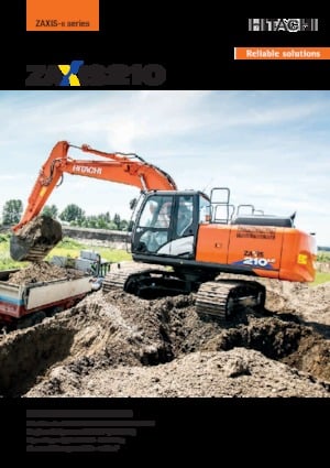 Excavatrice sur chenilles Hitachi ZX210-6