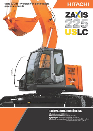 Excavatrice sur chenilles Hitachi ZX 225 USLC-3
