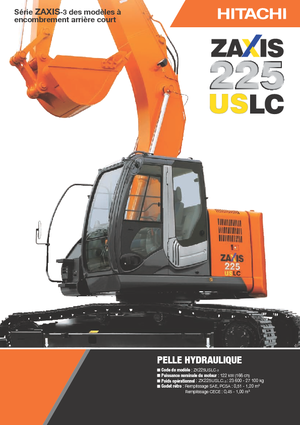 Excavatrice sur chenilles Hitachi ZX 225 USLC-3