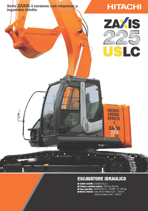 Excavatrice sur chenilles Hitachi ZX 225 USLC-3
