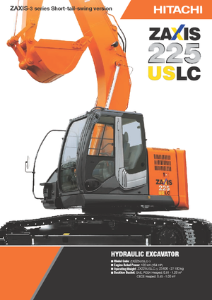 Excavatrice sur chenilles Hitachi ZX 225 USLC-3
