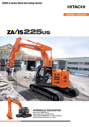 Excavatrice sur chenilles Hitachi ZX 225 USLC-5