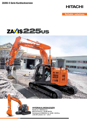 Excavatrice sur chenilles Hitachi ZX 225 USLC-5