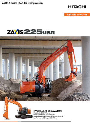 Excavatrice sur chenilles Hitachi ZX 225 USRLC-5