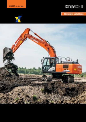 Excavatrice sur chenilles Hitachi ZX240N-6