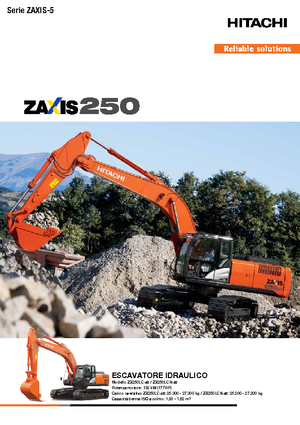 Excavatrice sur chenilles Hitachi ZX 250 LCN-5