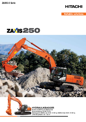 Excavatrice sur chenilles Hitachi ZX 250 LCN-5