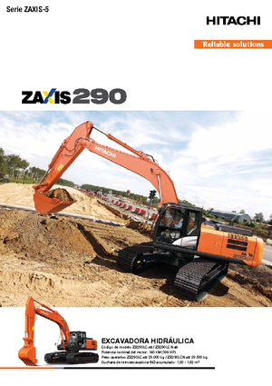 Excavatrice sur chenilles Hitachi ZX 290 LCN-5