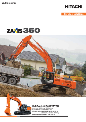 Excavatrice sur chenilles Hitachi ZX 350 LC-5