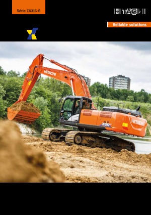 Excavatrice sur chenilles Hitachi ZX350LC-6