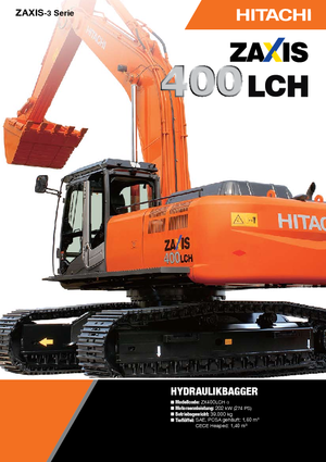 Excavatrice sur chenilles Hitachi ZX 400 LCH-3