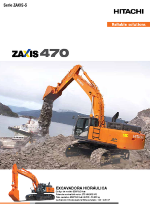 Excavatrice sur chenilles Hitachi ZX 470 LCH-5