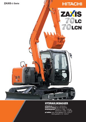 Excavatrice sur chenilles Hitachi ZX 70 LC-3