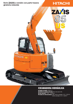 Excavatrice sur chenilles Hitachi ZX 85 US-3