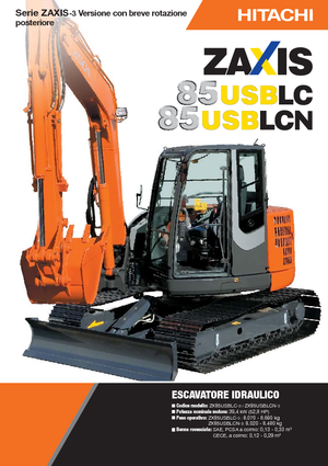 Excavatrice sur chenilles Hitachi ZX 85 US BLC-3