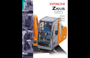 Excavatrice sur chenilles Hitachi ZX120