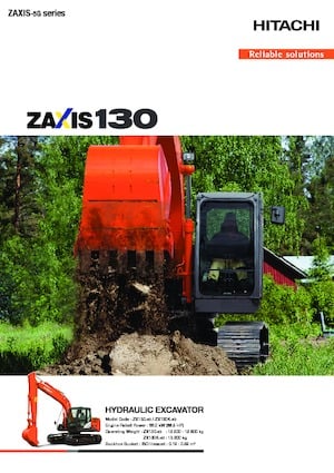 Excavatrice sur chenilles Hitachi ZX130-5G