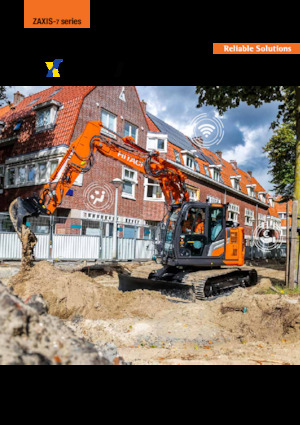 Excavatrice sur chenilles Hitachi ZX130-7B