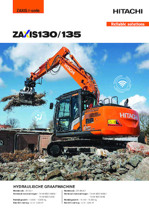 Excavatrice sur chenilles Hitachi ZX135US-7
