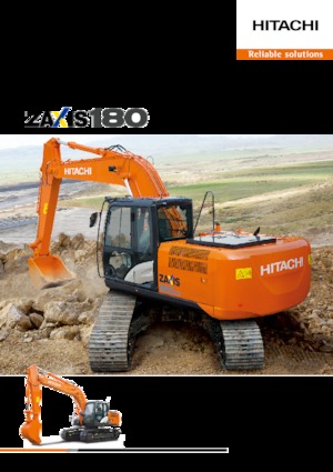 Excavatrice sur chenilles Hitachi ZX180LCN-5G