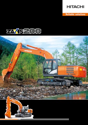 Excavatrice sur chenilles Hitachi ZX200LC-5G