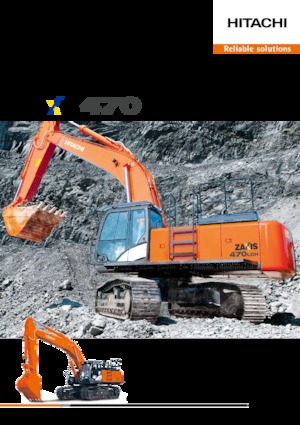 Excavatrice sur chenilles Hitachi ZX470LC-5G