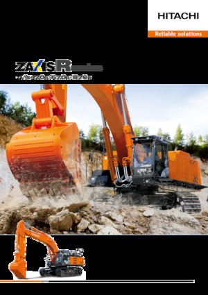 Excavatrice sur chenilles Hitachi ZX670LCR-5G