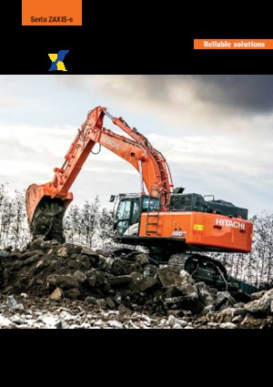Excavatrice sur chenilles Hitachi ZX490LCH-6