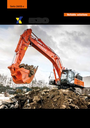 Excavatrice sur chenilles Hitachi ZX530LCH-6
