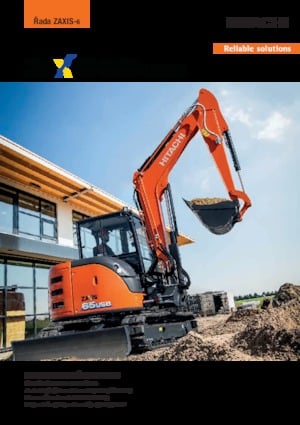 Excavatrice sur chenilles Hitachi ZX65USB-5A