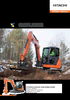 Excavatrice sur chenilles Hitachi ZX65USB-5A