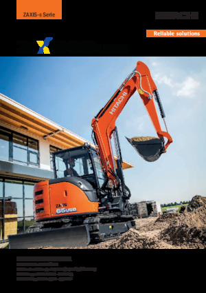 Excavatrice sur chenilles Hitachi ZX65USB-6