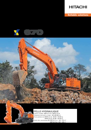 Excavatrice sur chenilles Hitachi ZX670LCH-5G