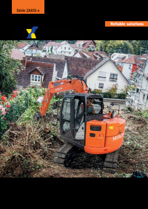 Excavatrice sur chenilles Hitachi ZX85US-6