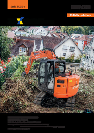 Excavatrice sur chenilles Hitachi ZX85US-6