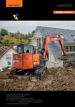 Excavatrice sur chenilles Hitachi ZX85USB-5A