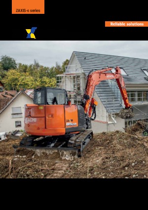 Excavatrice sur chenilles Hitachi ZX85USB-6
