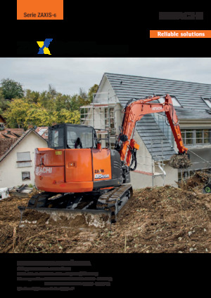 Excavatrice sur chenilles Hitachi ZX85USB-6