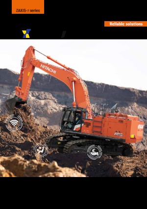Excavatrice sur chenilles Hitachi ZX890H-7