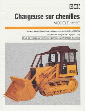 Chargeuses sur chenilles Case 1155E 