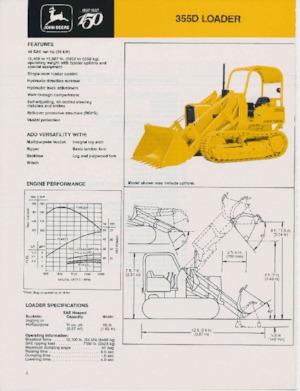 Chargeuses sur chenilles John Deere Construction 355 D