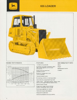 Chargeuses sur chenilles John Deere Construction 855