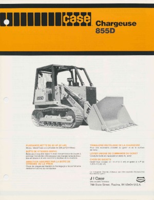Chargeuses sur chenilles Case 855 D