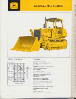 Chargeuses sur chenilles John Deere Construction 855